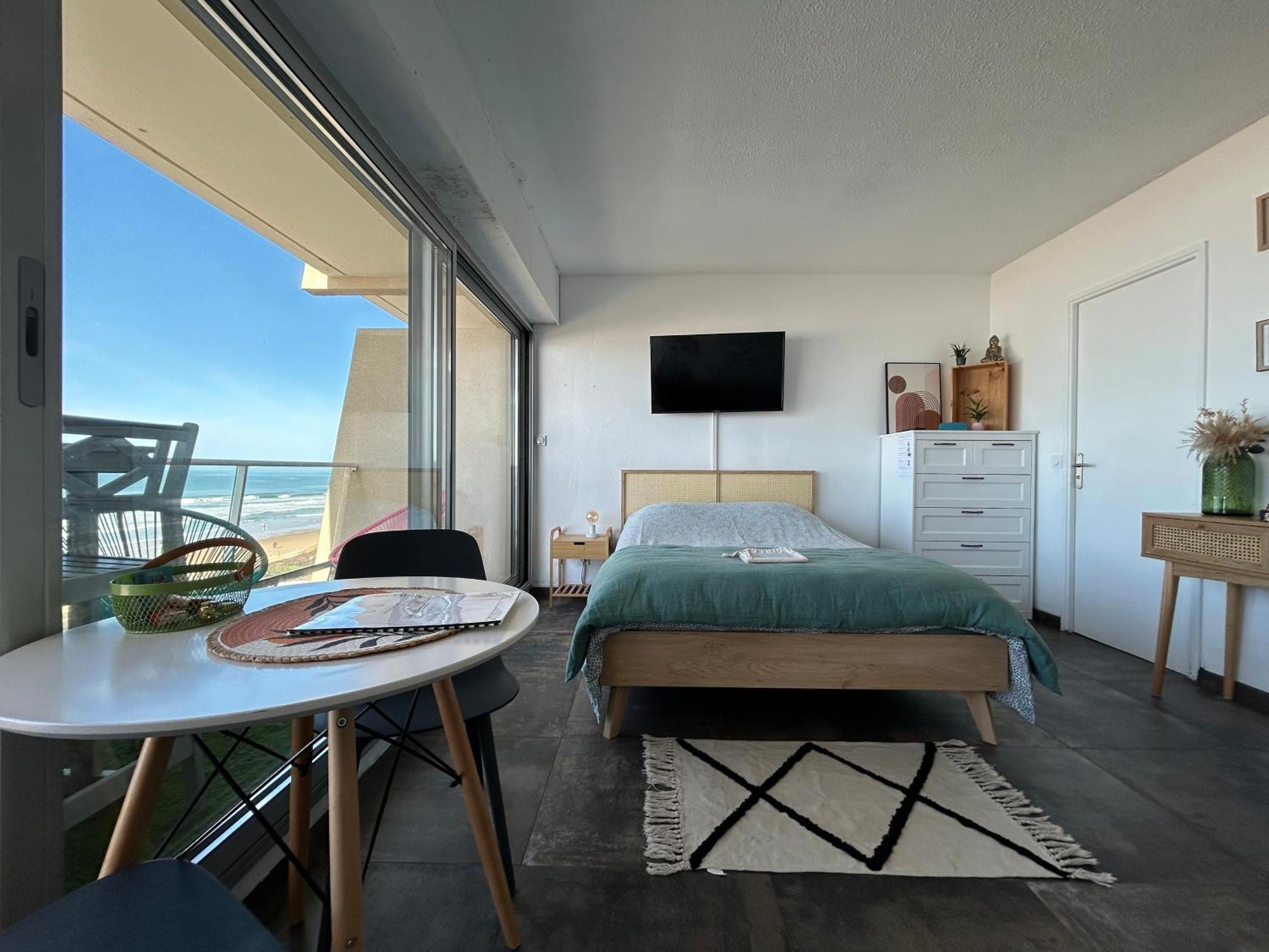 Appartamento Superbe Vue A 180° Sur L'Ocean Lacanau Esterno foto